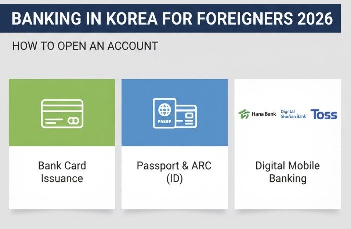 banking in korea for foreigners